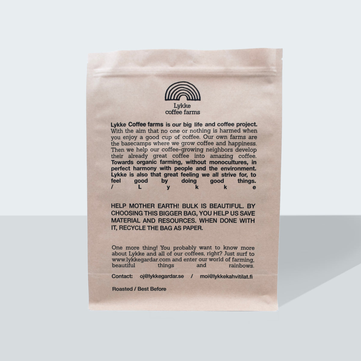 Lykke BIG BAG – 3KG 【豆】