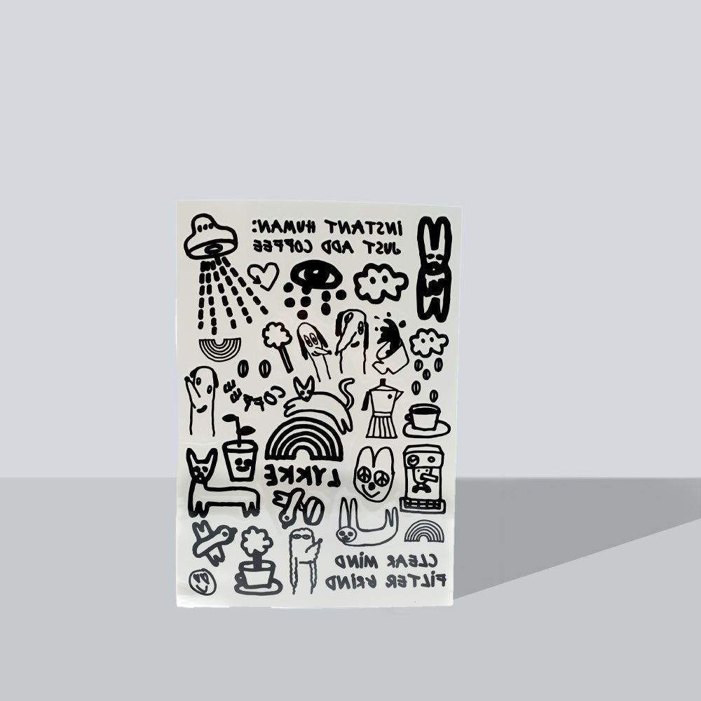 Lykke Temporary Tattoo Sheet（Lykke タトゥーシール）
